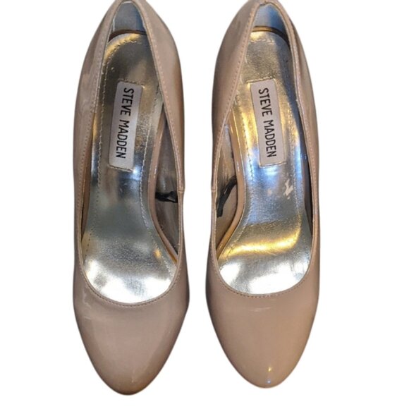 Host Pick 🎉 Steve Madden Women's Beige Pumps NWOT - Picture 2 of 5